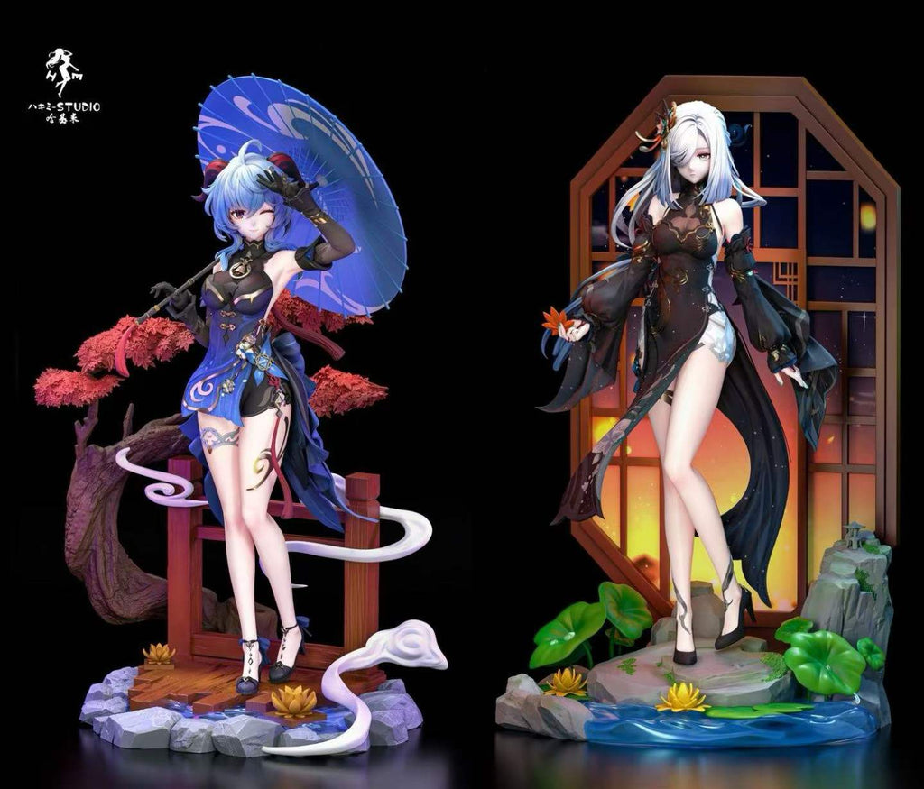 `1/6 Scale Ganyu "Jade‑Yao Fragrance" & Shenhe "Cold Flower Dew" Figure`