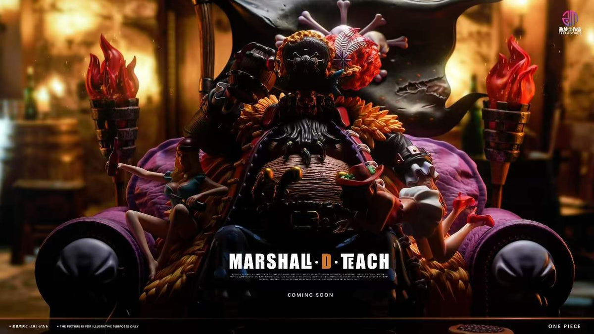 1/8 Scale POP Marshall D. Teach Yonko Blackbeard Figure | One Piece