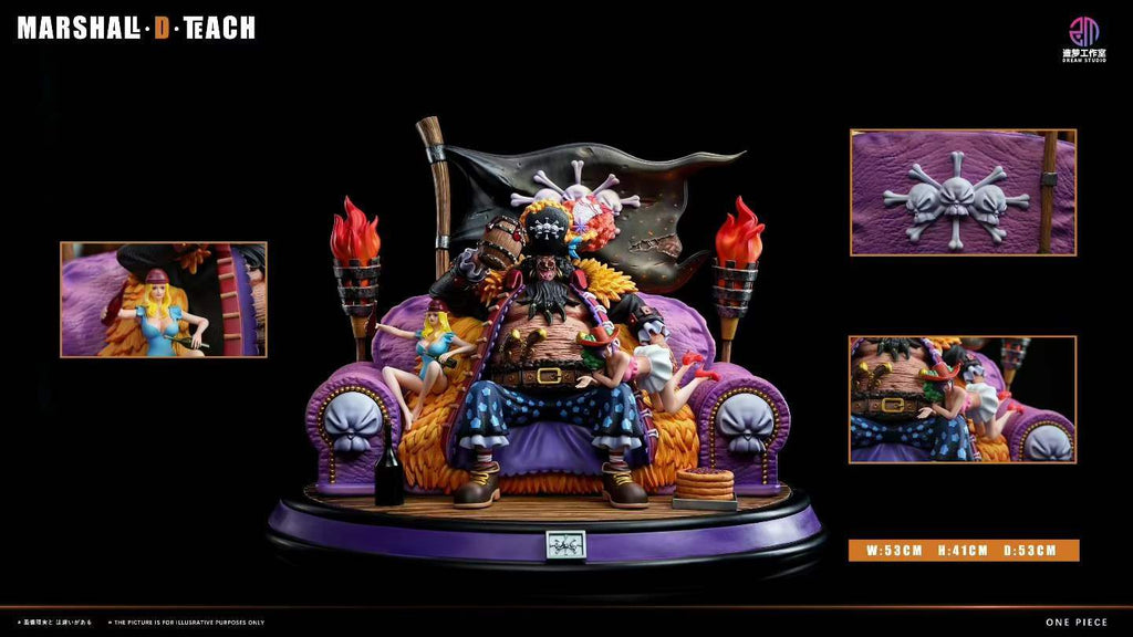 1/8 Scale POP Marshall D. Teach Yonko Blackbeard Figure | One Piece