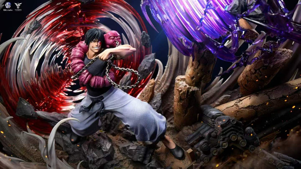 1/6 Scale Satoru Gojo VS Toji Fushiguro LED Light‑Up Effect Figure | Jujutsu Kaisen