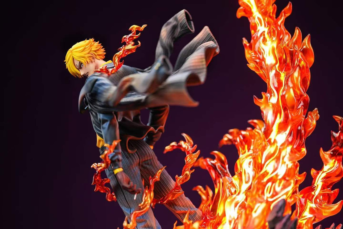1/6 Scale Flame‑Blaze Sanji Figure | One Piece