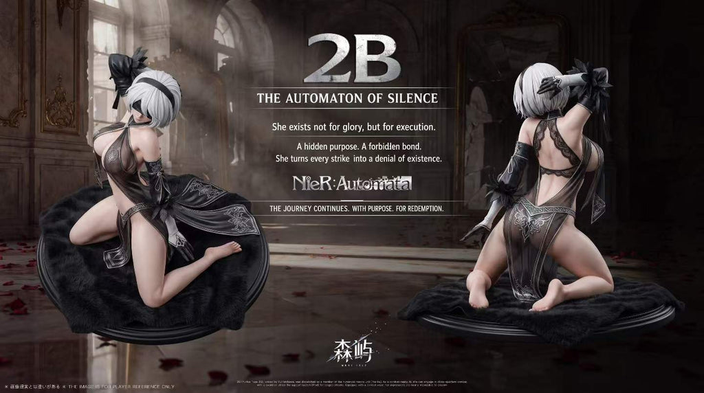 `1/6 Scale NieR Automata 2B Female Sculpture Series GK Figure`