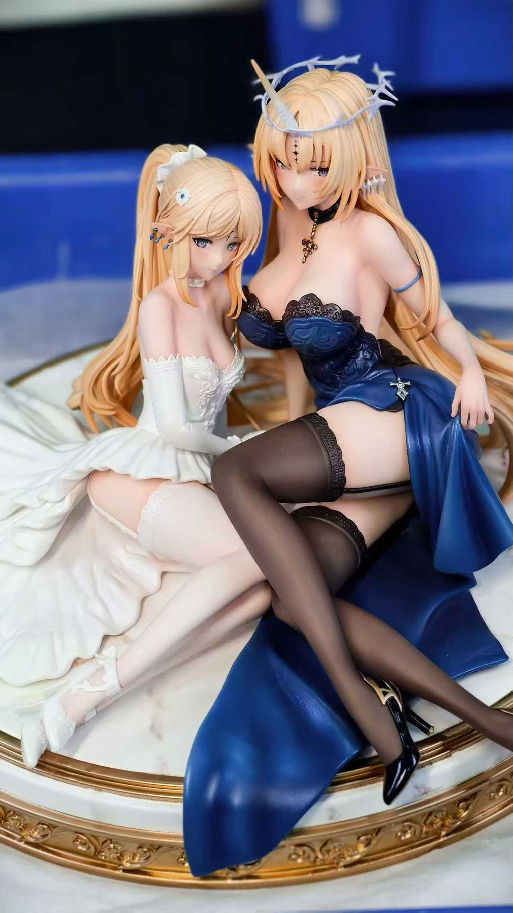 `1/6 Scale Crystal Louts Cartethyia Big & Small Ver. Dual‑Character GK Statue`
