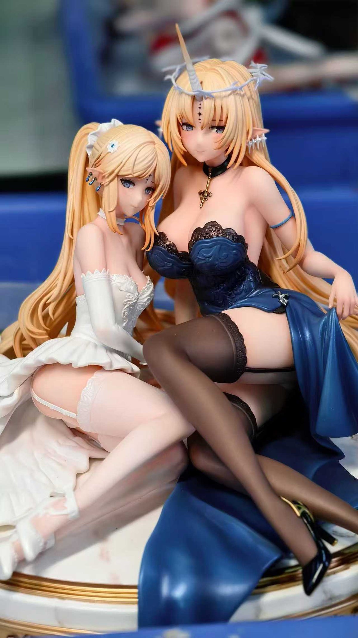 `1/6 Scale Crystal Louts Cartethyia Big & Small Ver. Dual‑Character GK Statue`
