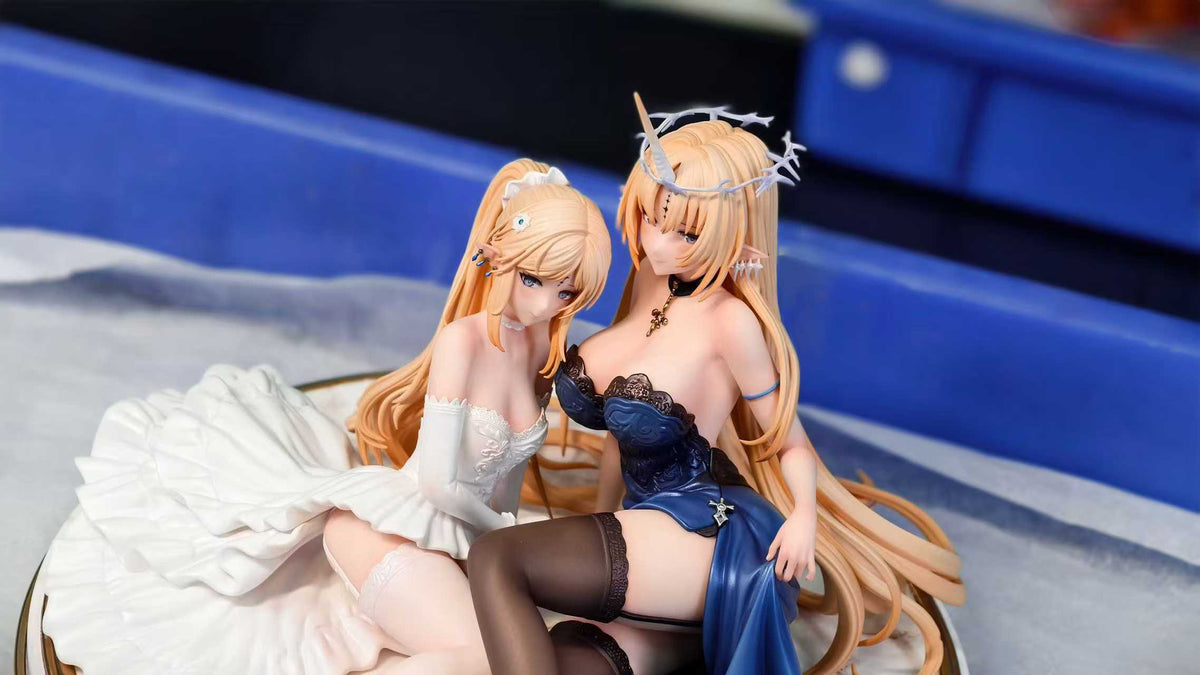 `1/6 Scale Crystal Louts Cartethyia Big & Small Ver. Dual‑Character GK Statue`