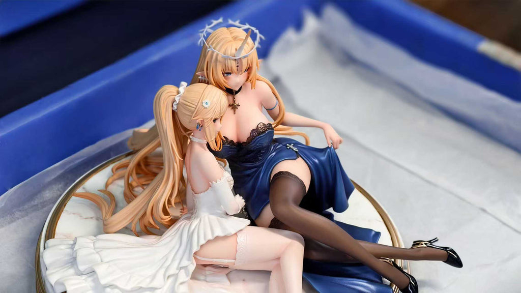 `1/6 Scale Crystal Louts Cartethyia Big & Small Ver. Dual‑Character GK Statue`