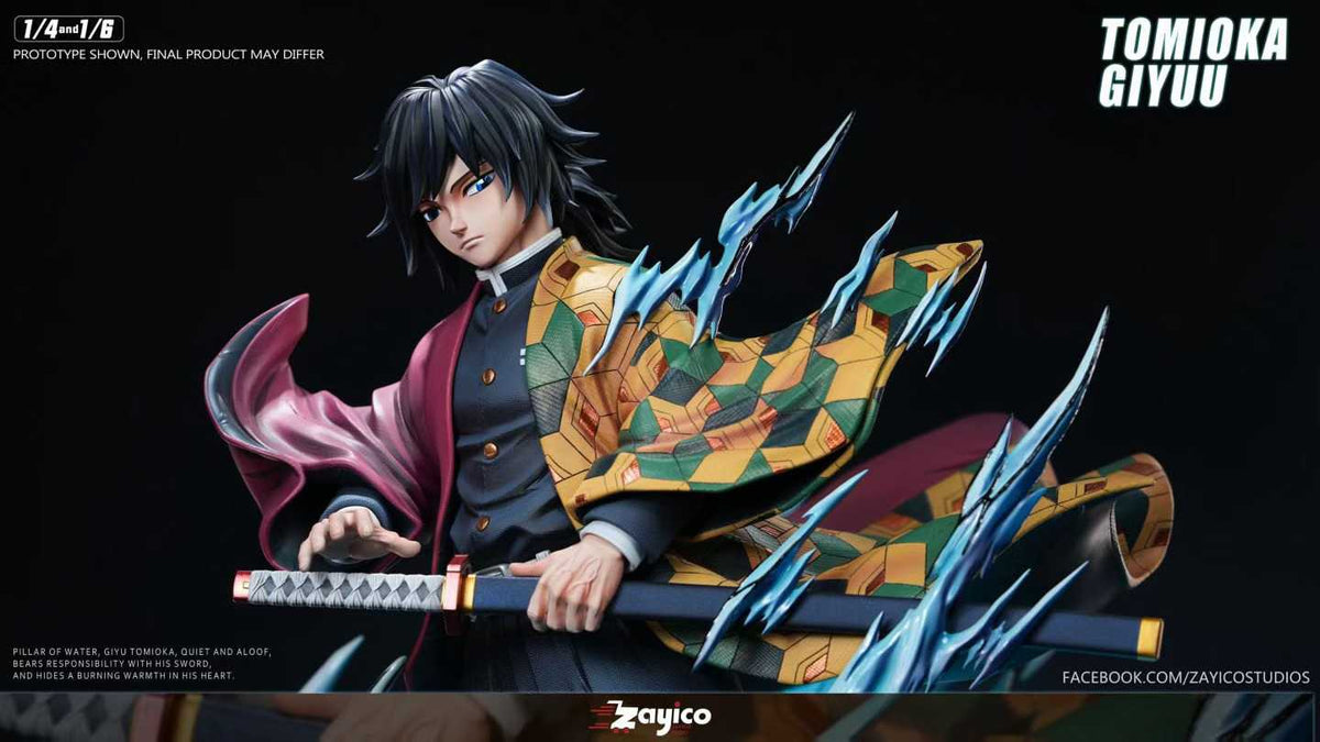 `1/4 & 1/6 Scale Demon Slayer Water Hashira Giyu Tomioka GK Statue`