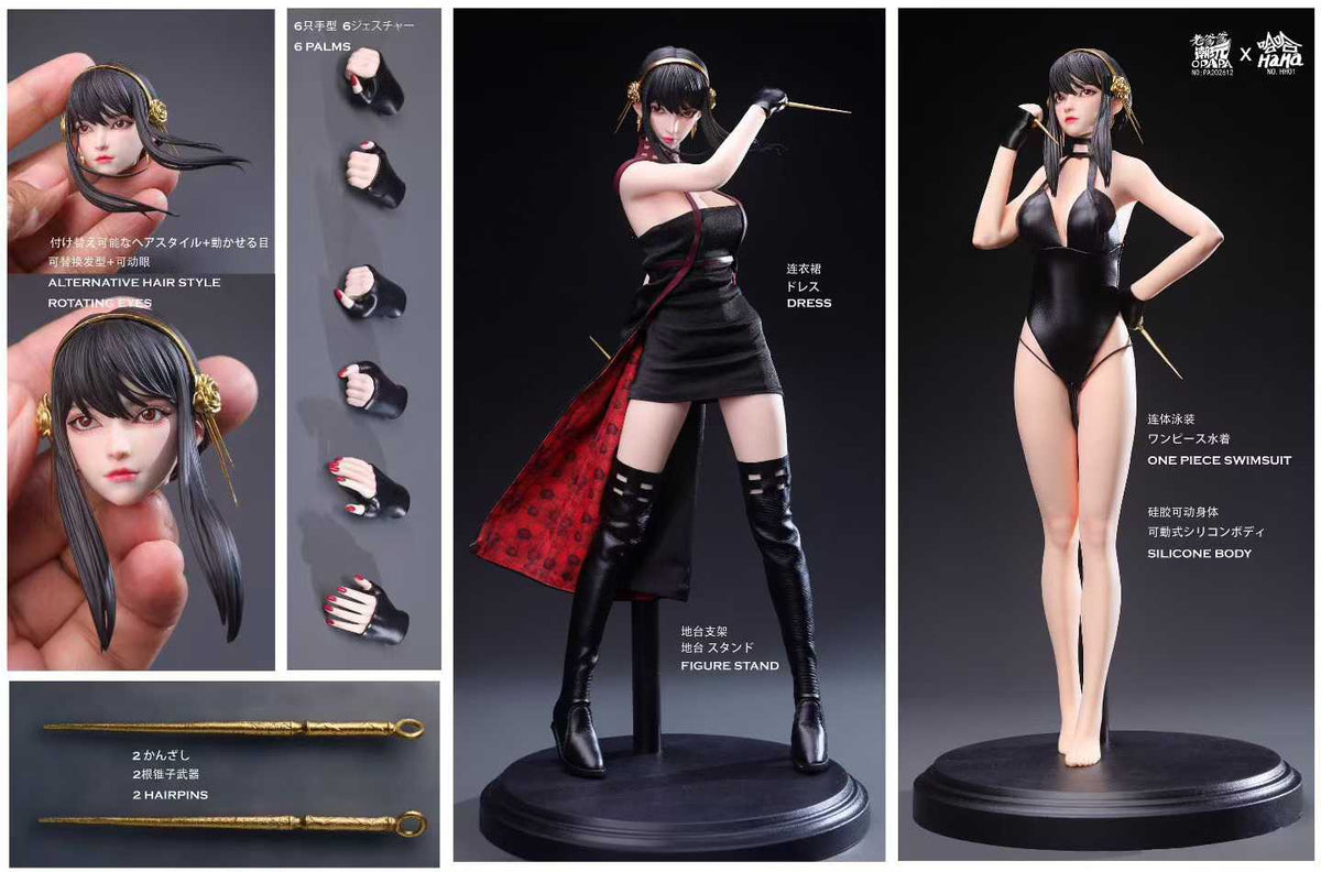 `1/6 Scale Black Dress Killer Limited GK Statue`
