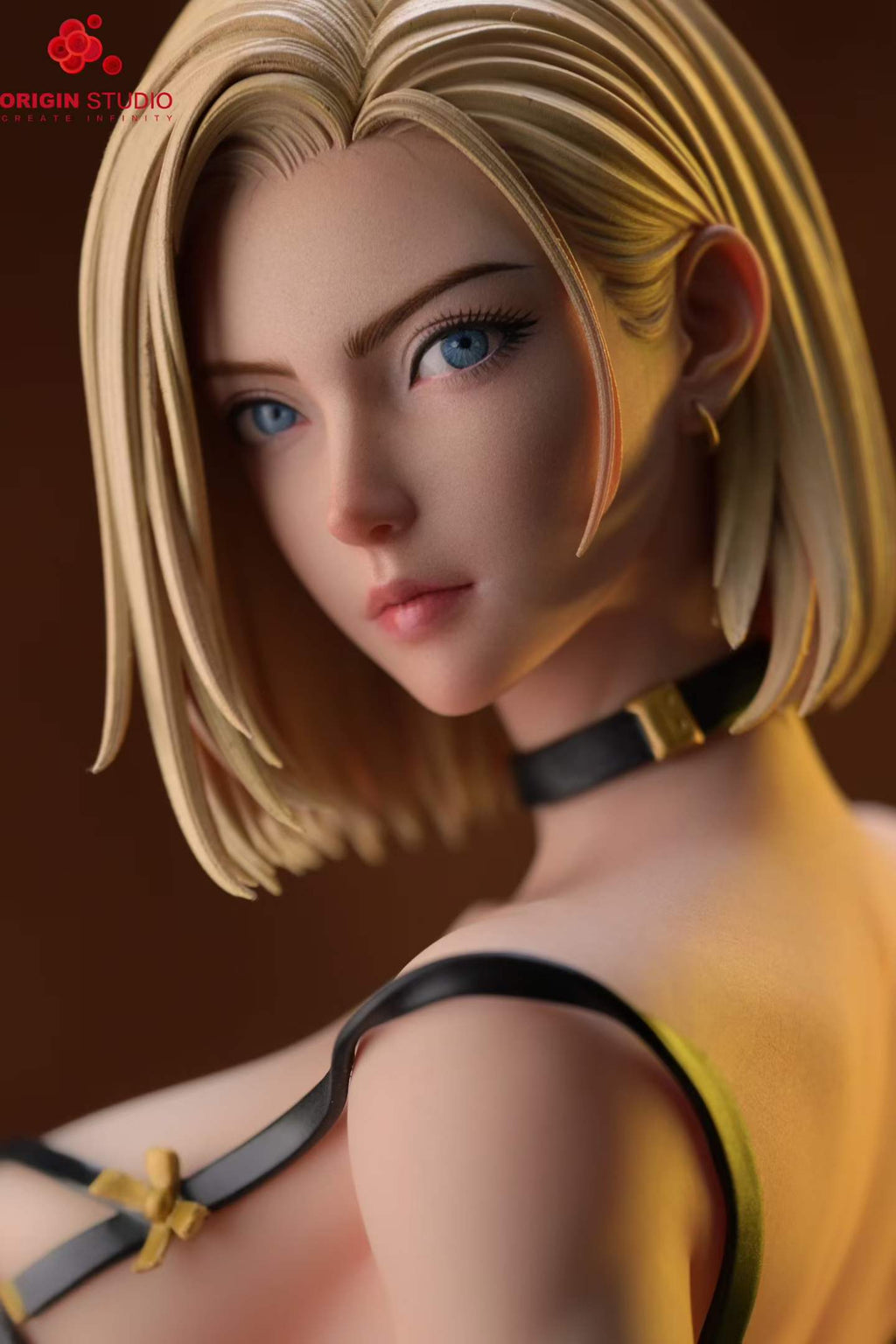 `1/4 Scale Light Statue Female Fighter 3 - Blonde Female Warrior Limited GK Statue`