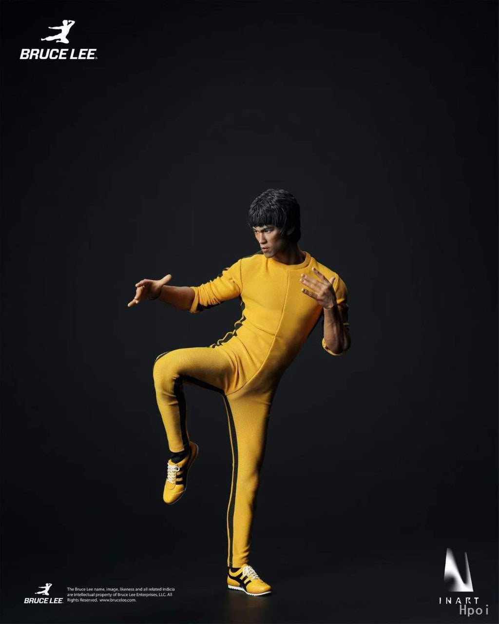 `1/6 Scale INART Bruce Lee Yellow Suit Collectible Action Figure`