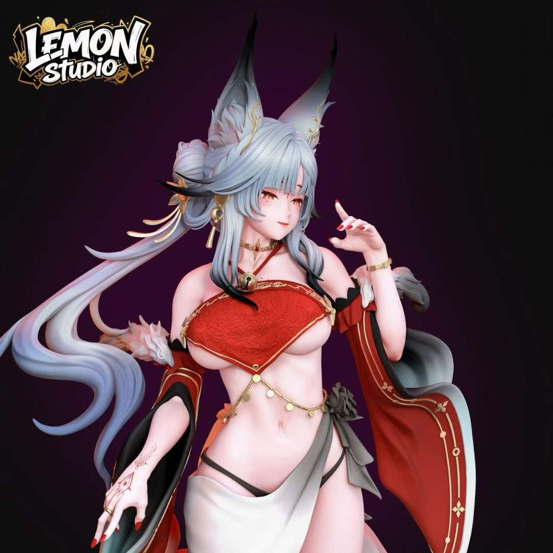 `1/6 & 1/4 Scale White Hair Fox Lady - Moon Heart Fox Limited GK Statue`