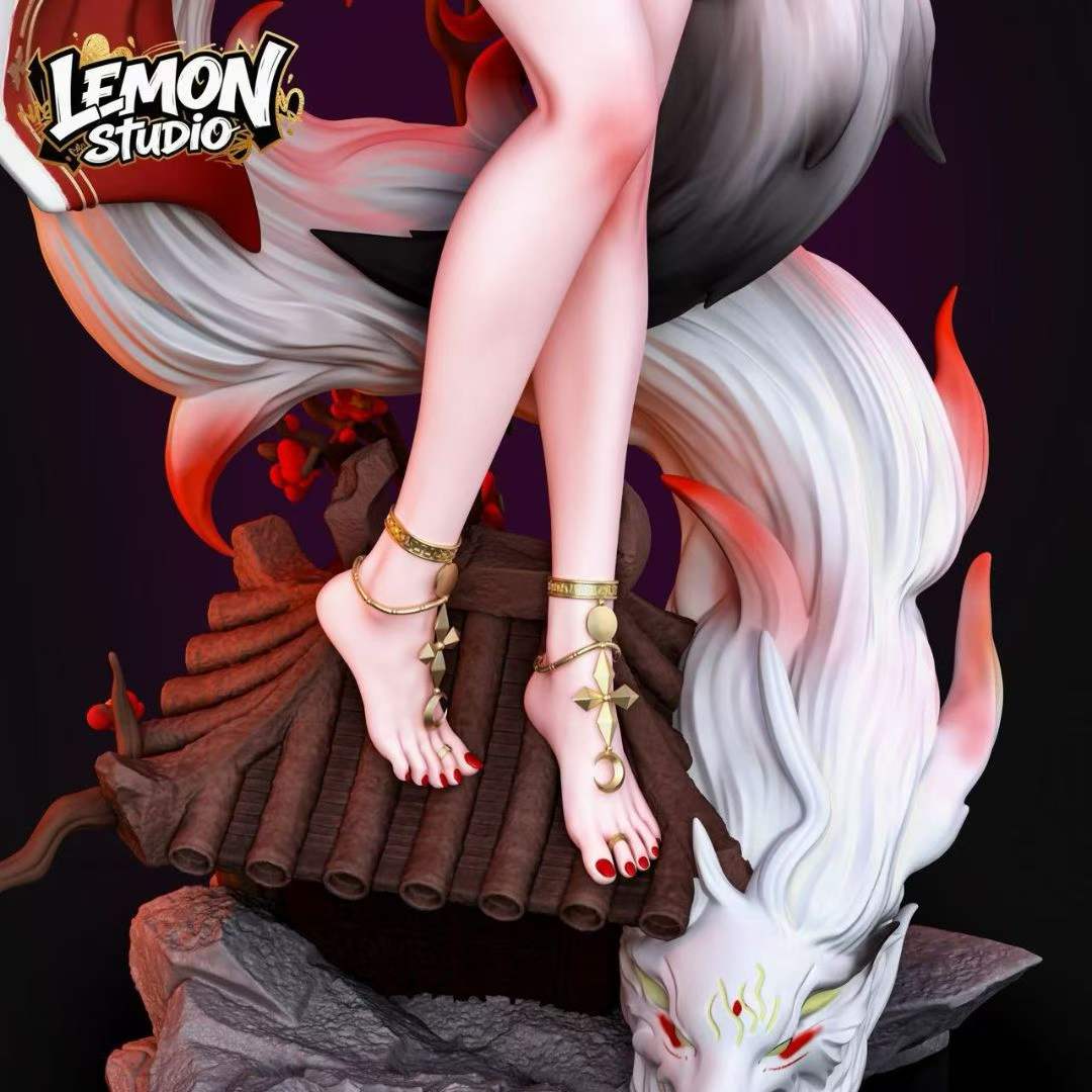 `1/6 & 1/4 Scale White Hair Fox Lady - Moon Heart Fox Limited GK Statue`