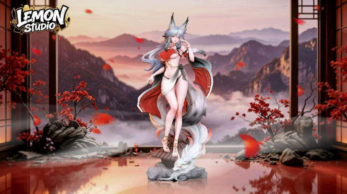 `1/6 & 1/4 Scale White Hair Fox Lady - Moon Heart Fox Limited GK Statue`