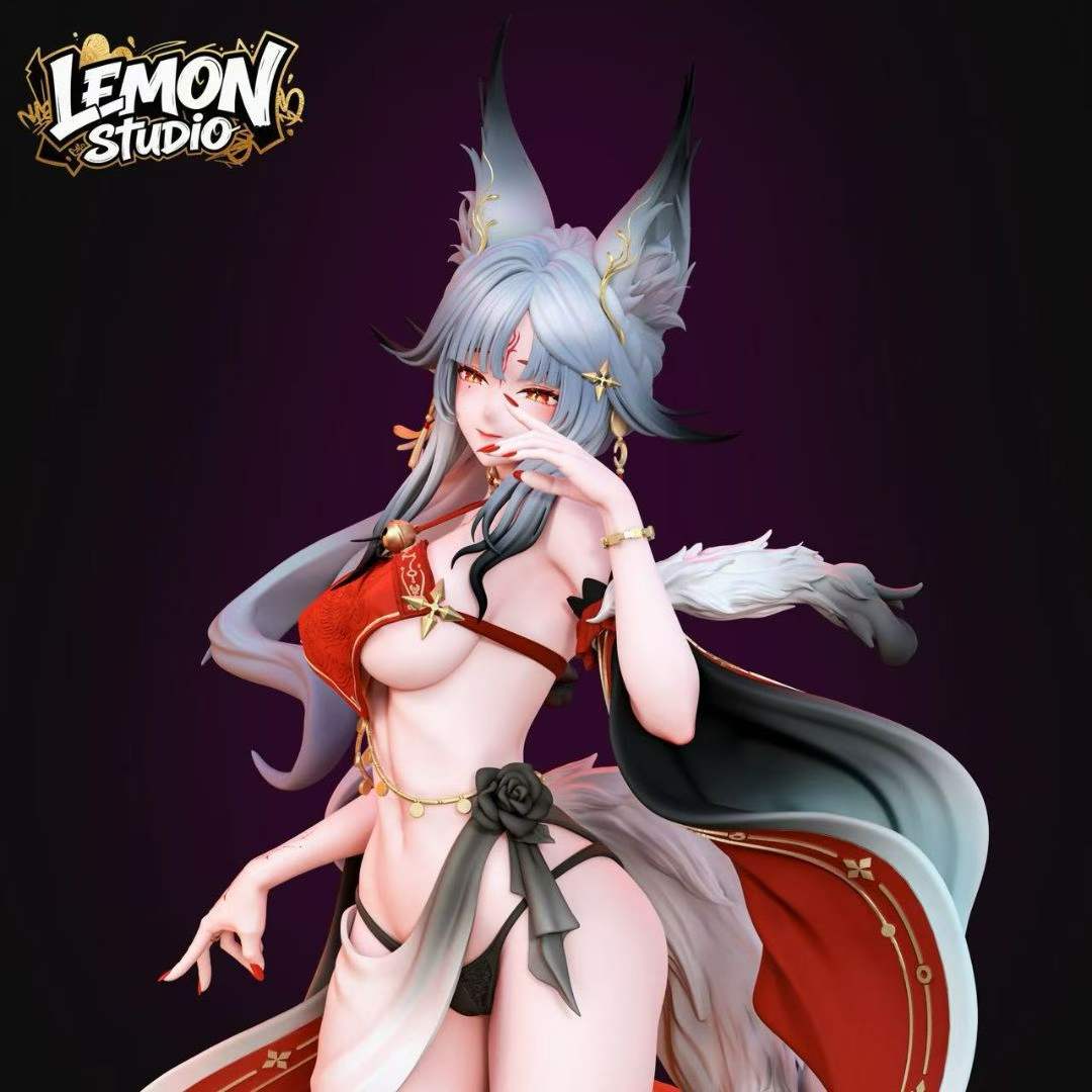 `1/6 & 1/4 Scale White Hair Fox Lady - Moon Heart Fox Limited GK Statue`