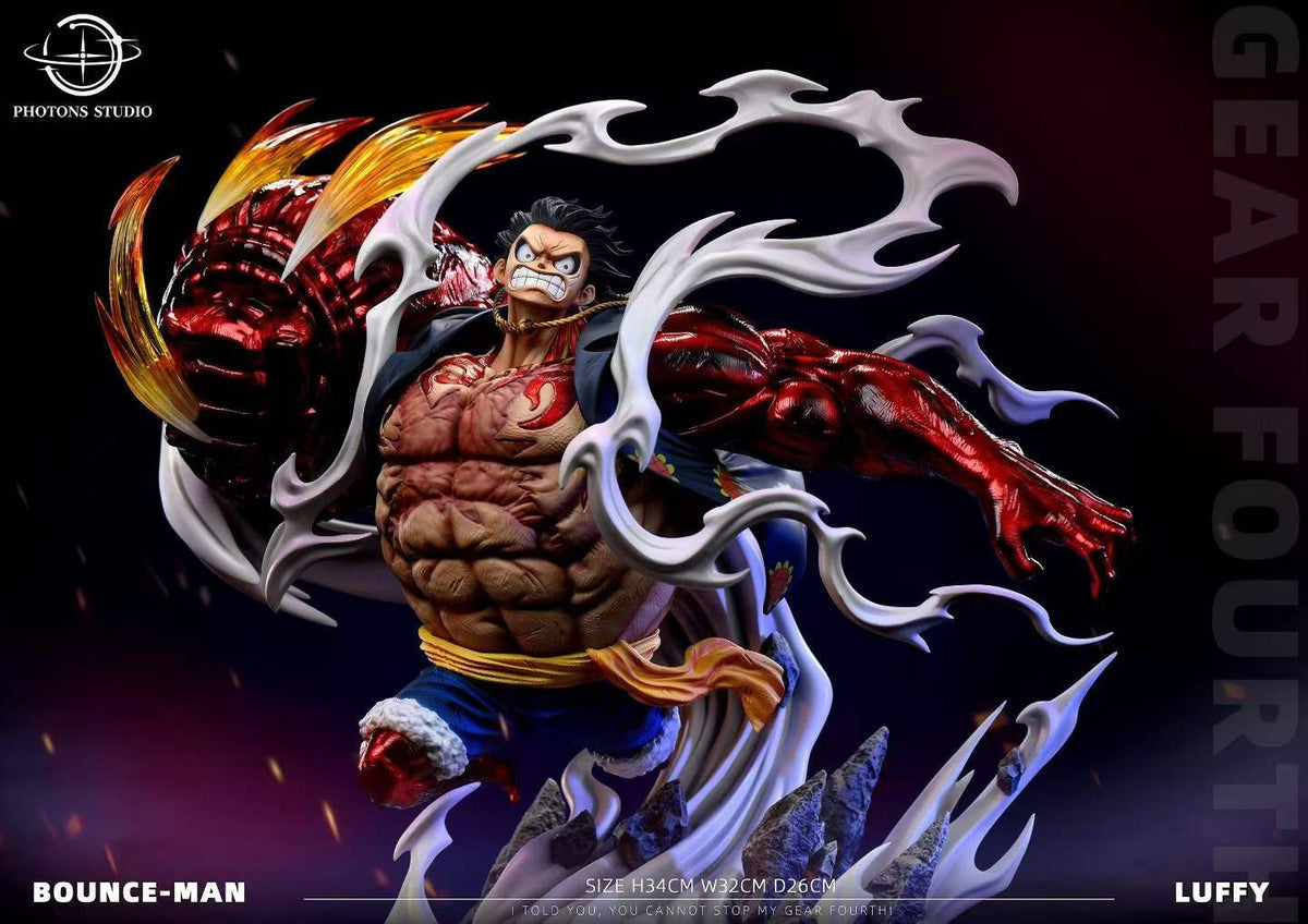 `Fourth Gear Bounce Man Luffy Limited GK Statue`