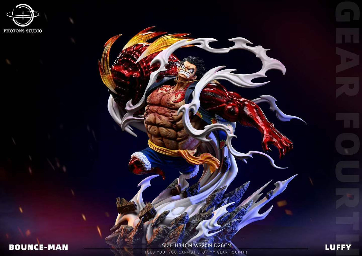 `Fourth Gear Bounce Man Luffy Limited GK Statue`