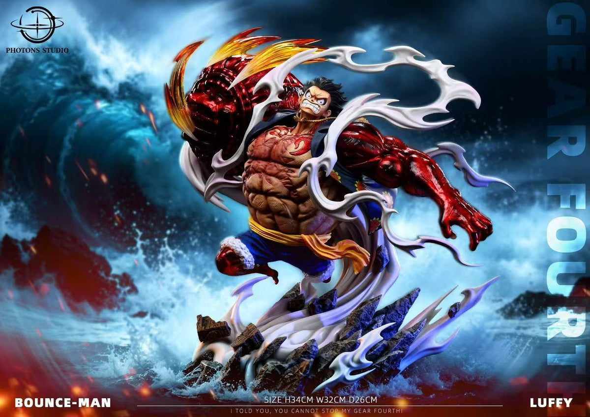 `Fourth Gear Bounce Man Luffy Limited GK Statue`