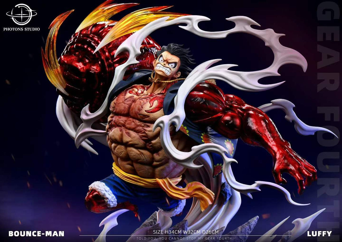 `Fourth Gear Bounce Man Luffy Limited GK Statue`