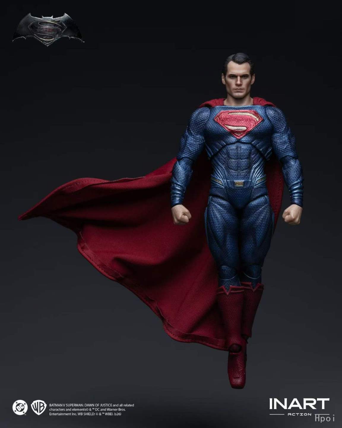 `1/12 Scale INART Batman v Superman Dawn of Justice Superman Collectible Action Figure`