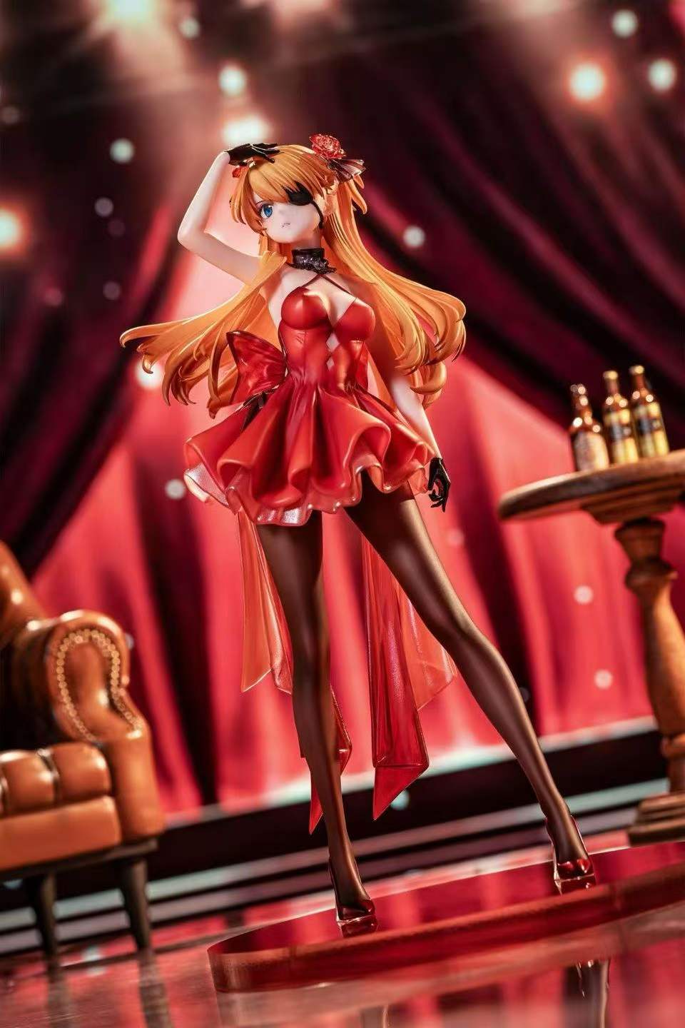 `1/7 Scale EVA Asuka Evening Dress Violin Version Limited GK Statue`
