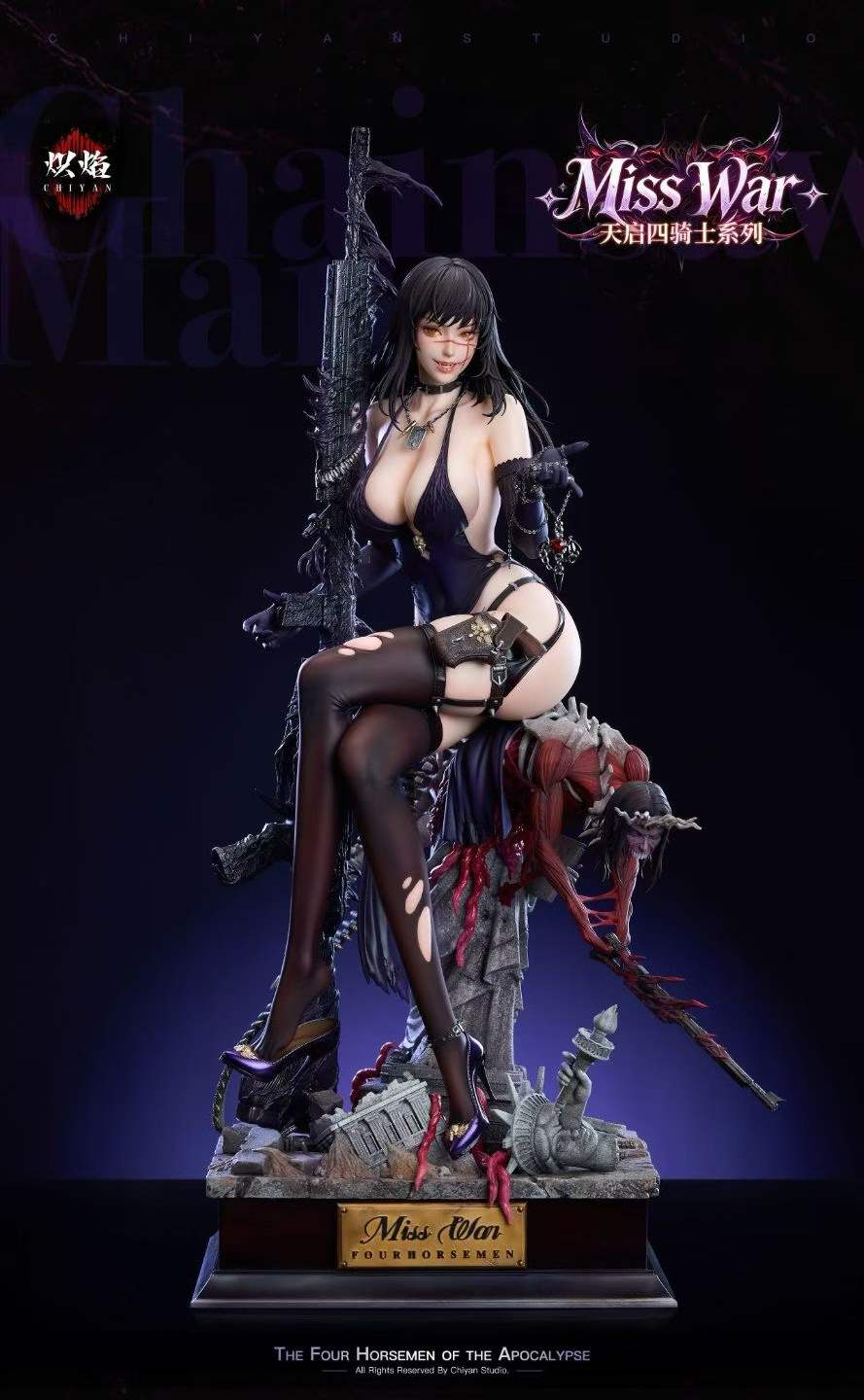 `1/4 Scale Miss War Limited GK Statue, Apocalypse Four Horsemen Series`