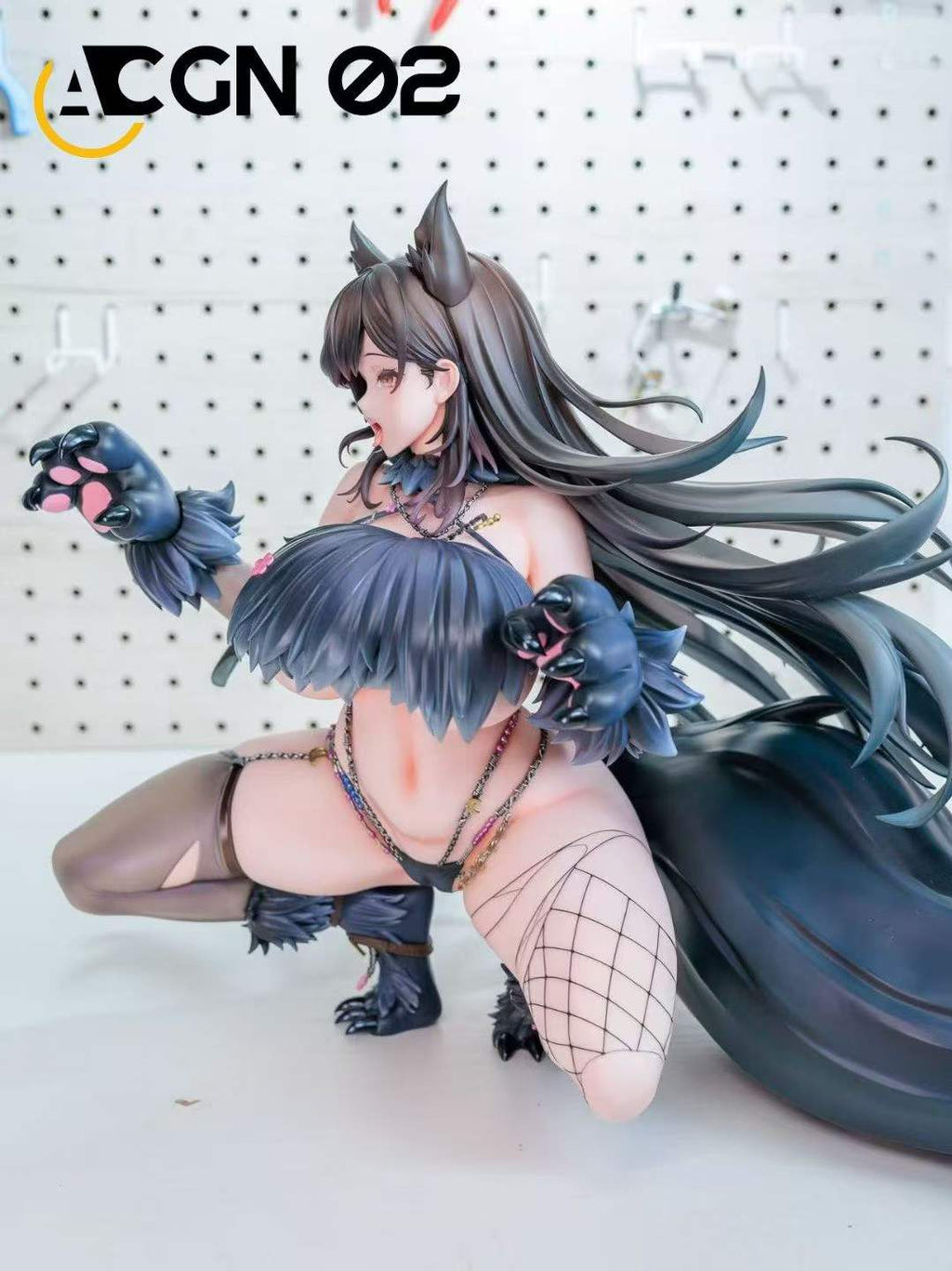 `1/3.5 Scale Azur Lane Atago Full Moon Wolf Night Limited GK Statue`