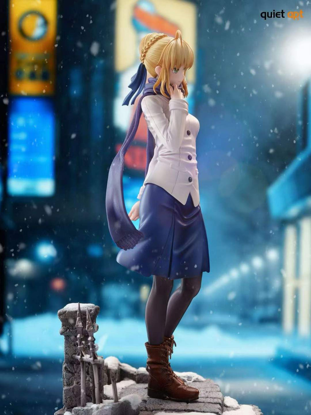 `1/6 Scale Artoria Pendragon Saber Winter Night Limited GK Statue`