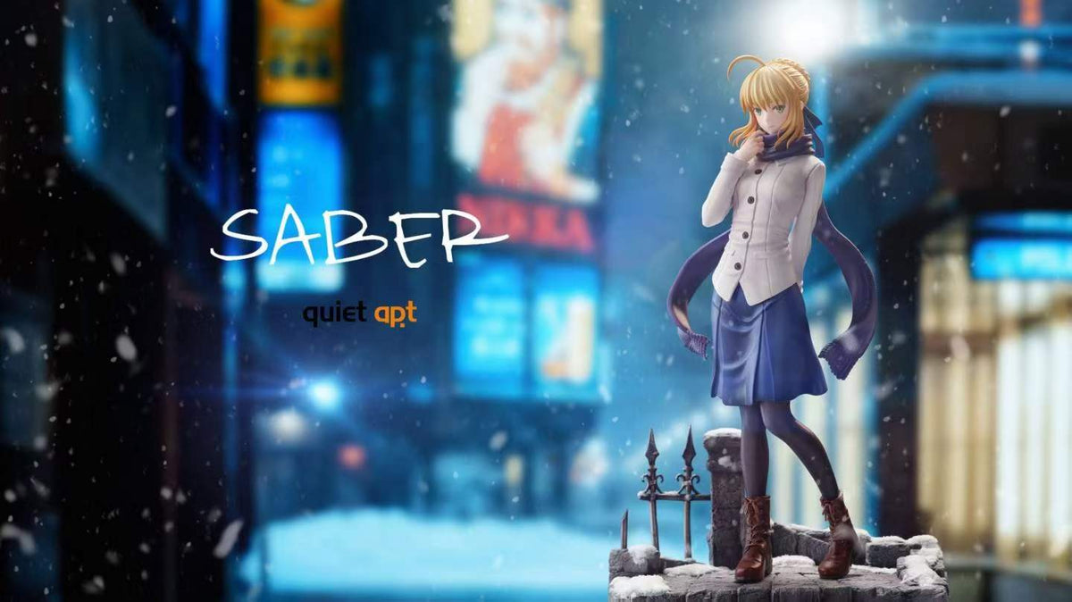 `1/6 Scale Artoria Pendragon Saber Winter Night Limited GK Statue`