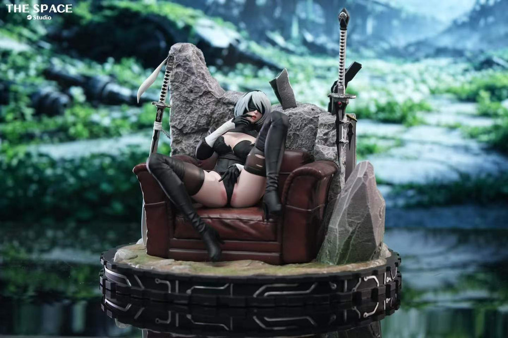 1/6 Scale NieR:Automata 2B Limited GK Statue, The Space Studio