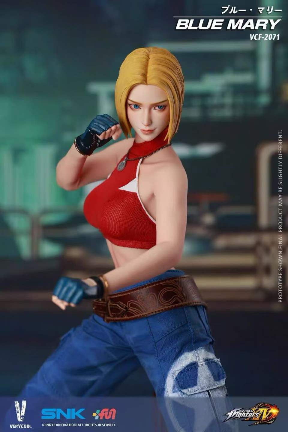 VERYCOOL 1/6 Licensed KOF XIV Blue Mary Action Figure VCF-2071