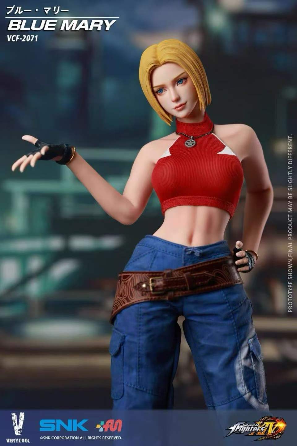 VERYCOOL 1/6 Licensed KOF XIV Blue Mary Action Figure VCF-2071