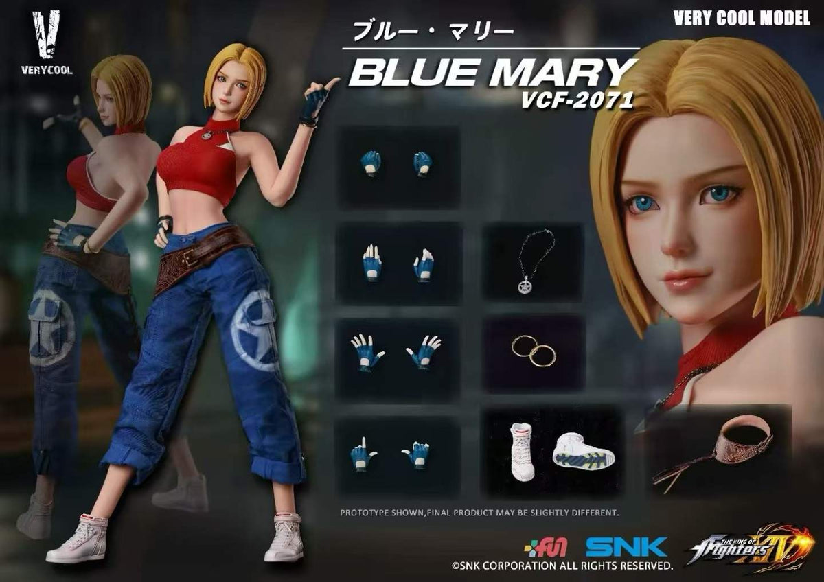 VERYCOOL 1/6 Licensed KOF XIV Blue Mary Action Figure VCF-2071
