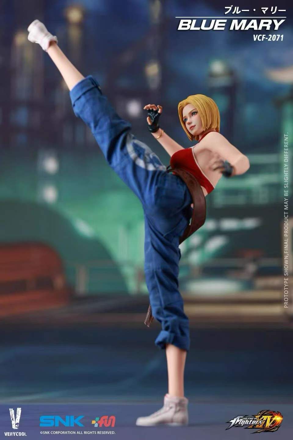 VERYCOOL 1/6 Licensed KOF XIV Blue Mary Action Figure VCF-2071