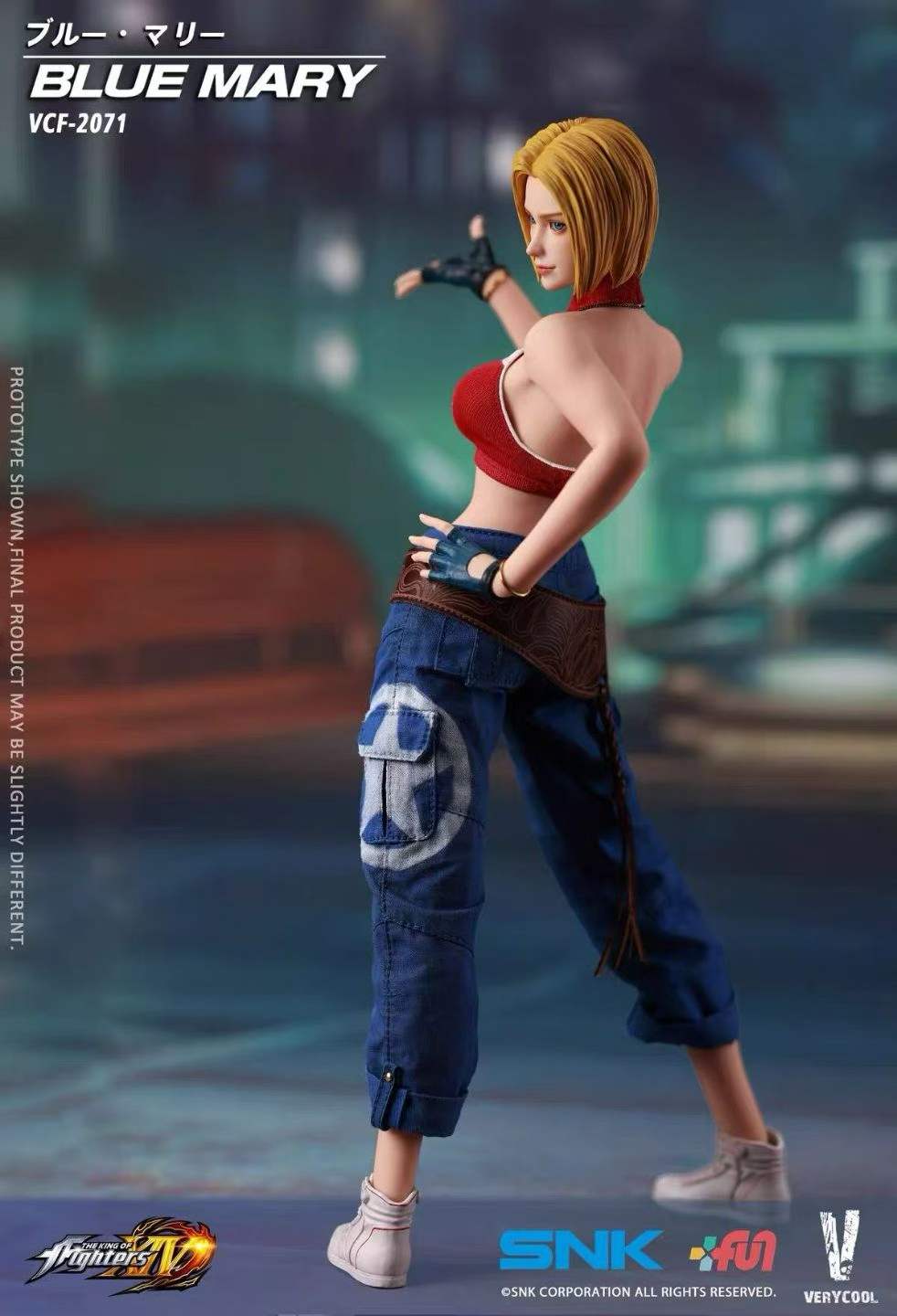 VERYCOOL 1/6 Licensed KOF XIV Blue Mary Action Figure VCF-2071