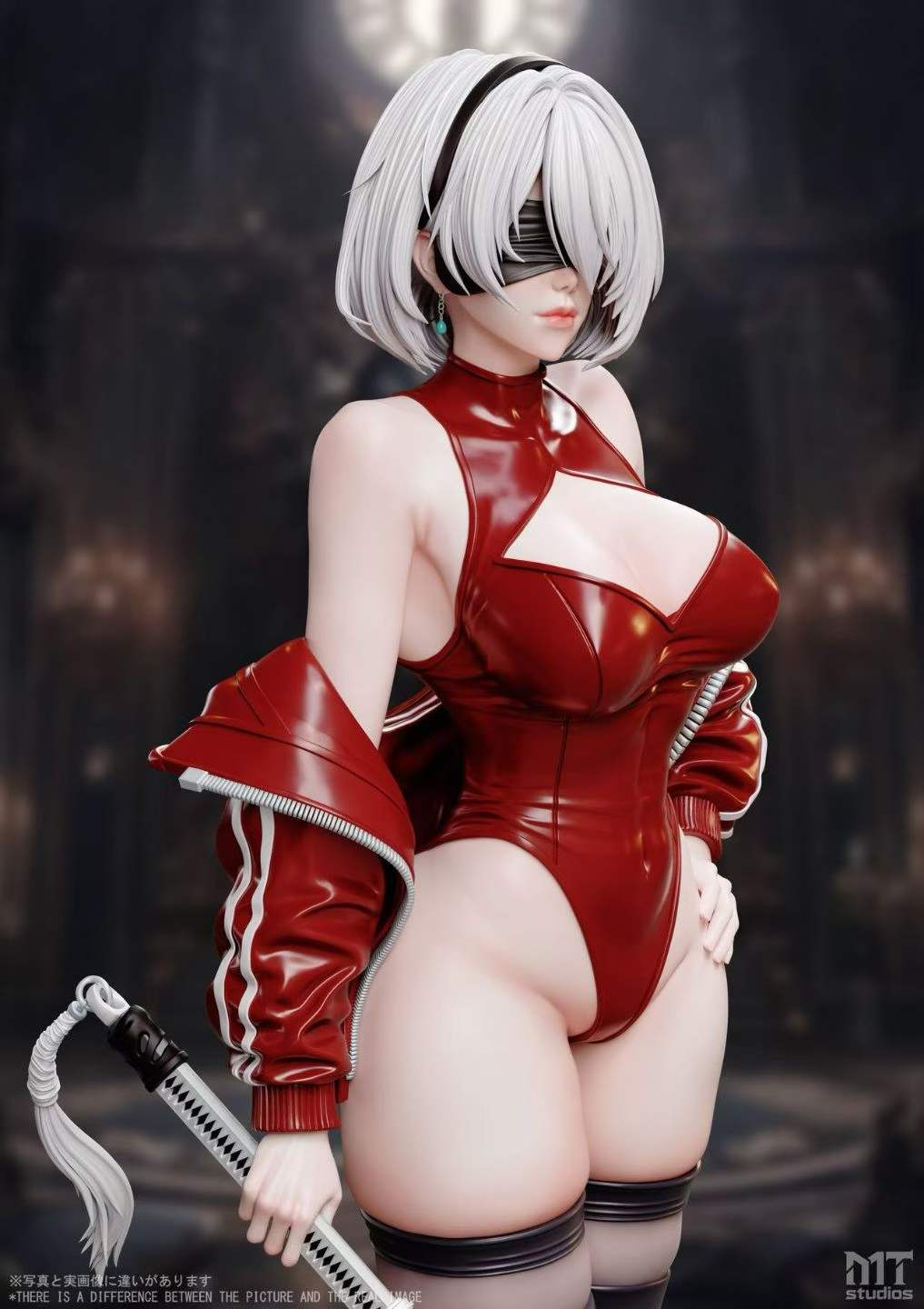 MT Studio NieR Automata Tight Suit 2B 1/6 Scale Statue