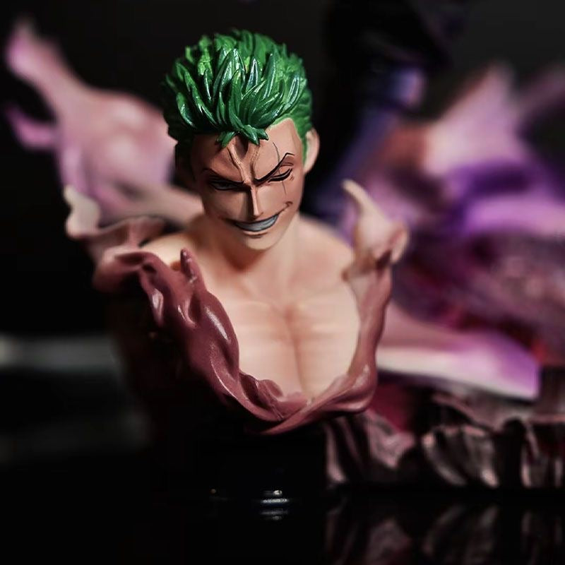 One Piece Roronoa Zoro Onigashima Enma Scene Statue