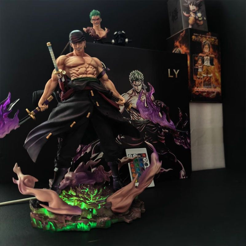 One Piece Roronoa Zoro Onigashima Enma Scene Statue