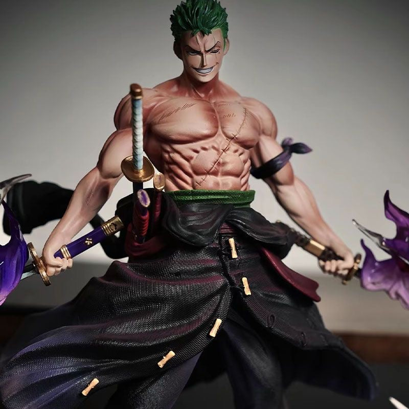 One Piece Roronoa Zoro Onigashima Enma Scene Statue