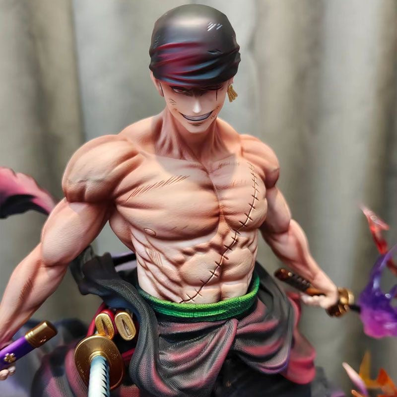 One Piece Roronoa Zoro Onigashima Enma Scene Statue