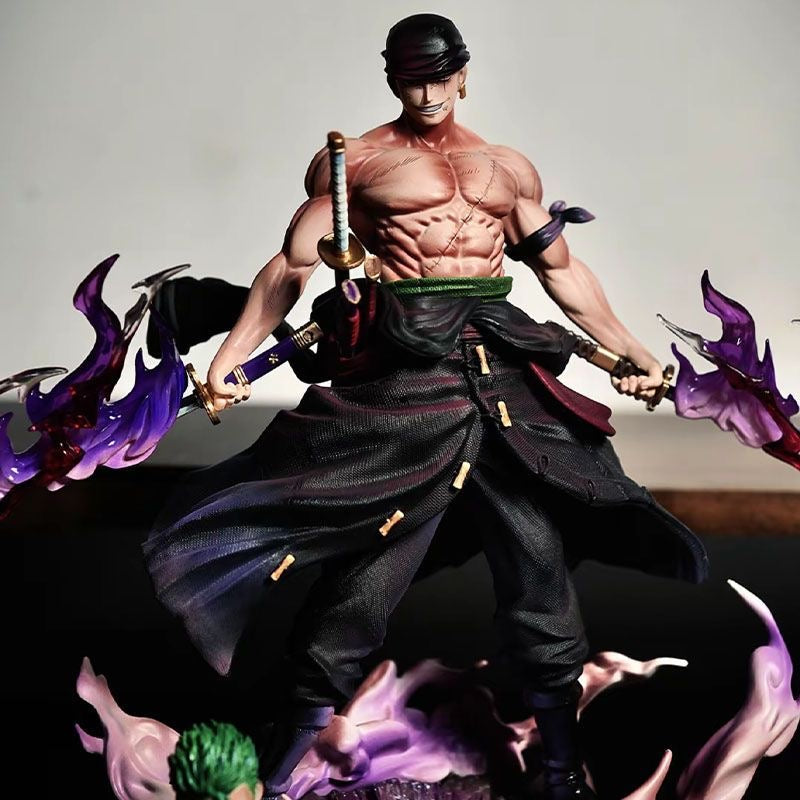 One Piece Roronoa Zoro Onigashima Enma Scene Statue