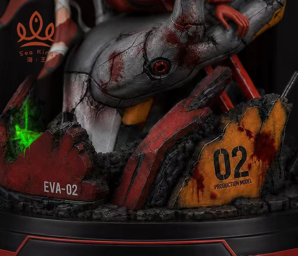 1/6 Scale Post‑Battle Asuka, Limited‑Edition Metal Nameplate