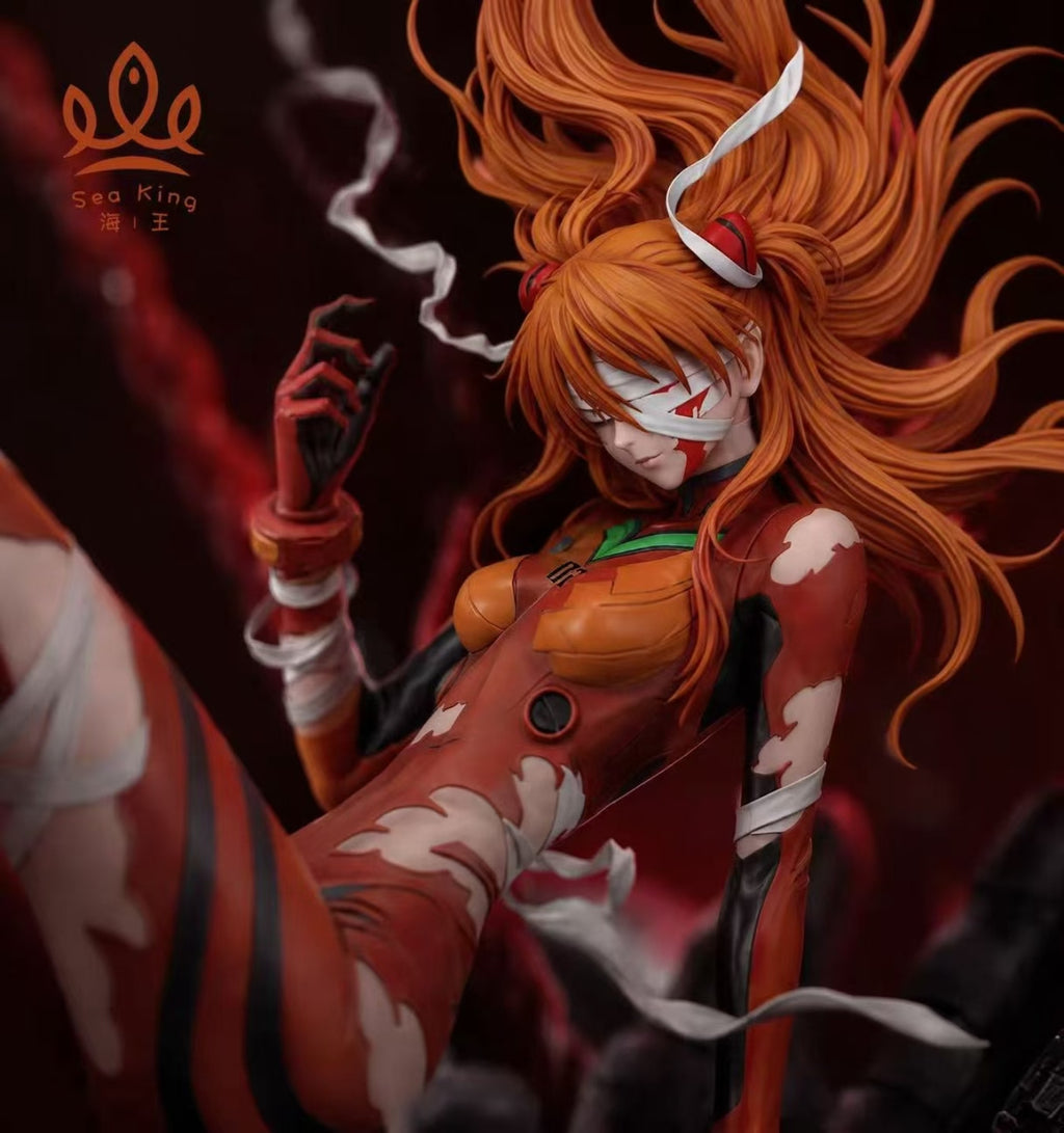 1/6 Scale Post‑Battle Asuka, Limited‑Edition Metal Nameplate