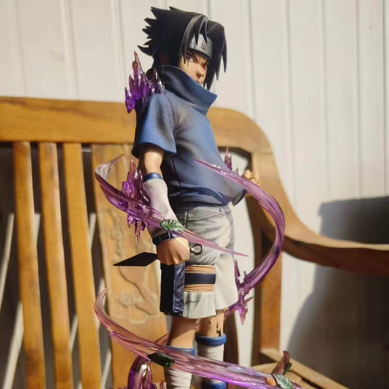 Naruto Uchiha Sasuke Curse Mark Resonance Series GK Figure 40CM Matte Full Paint In‑Stock Statue