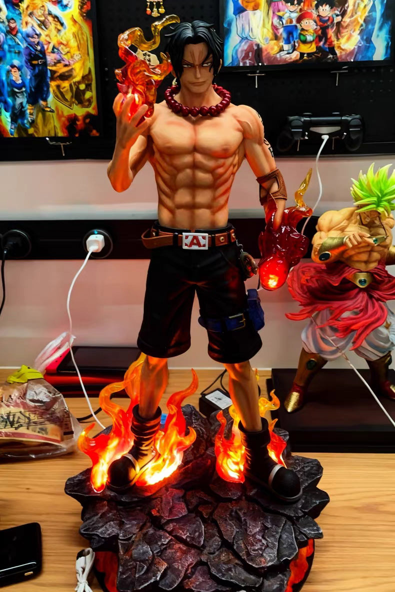 One Piece JT Studio Dream Ace By Statue Brother GK Figure 70CM Double Head Sculpt Multi-Position Light-Up Matte Finish In-Stock Statue
