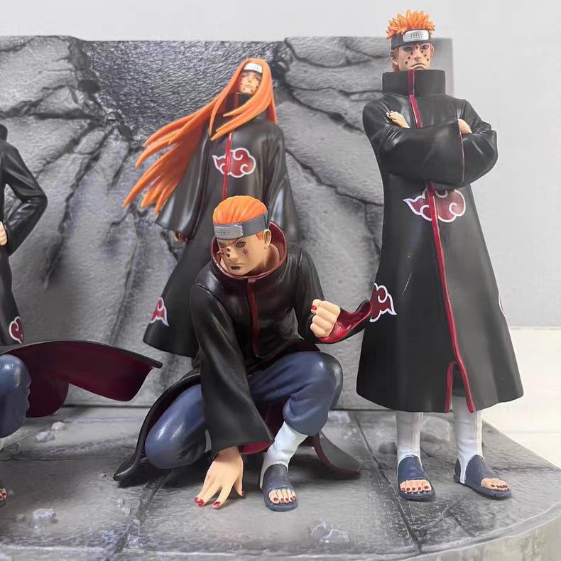 Naruto Dream Six Paths Pain GK Figure With Large Base 35CM Total Height 4.5Kg In‑Stock Collectible Statue