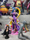 One Piece C2 Boa Hancock Former Warlord Of The Sea Full‑Paint GK Figure With Bonus Petrified Sanji & Snake Accessory In‑Stock Statue Gift