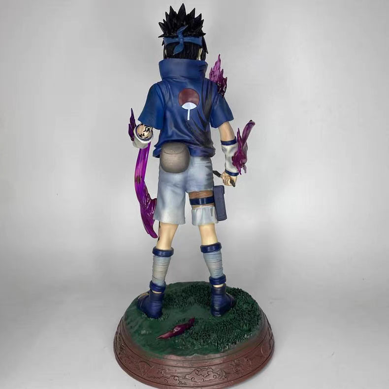 Naruto Uchiha Sasuke Curse Mark Resonance Series GK Figure 40CM Matte Full Paint In‑Stock Statue