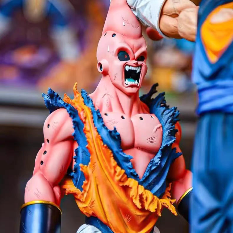 Dragon Ball YS Vegetto Vs Buu GK Figure 32CM Double‑Head Sculpt Scene In‑Stock Statue Gift