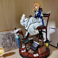 Violet Evergarden Violet Full‑Paint GK Figure Nearly 30CM In‑Stock Desk Statue Gift