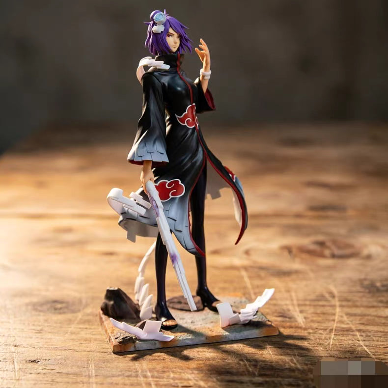 Naruto Akatsuki Konan Miracle Series GK Figure 38CM In‑Stock Statue Gift